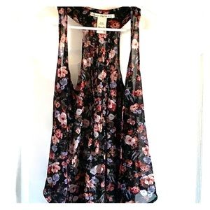 American rag flower print overwear